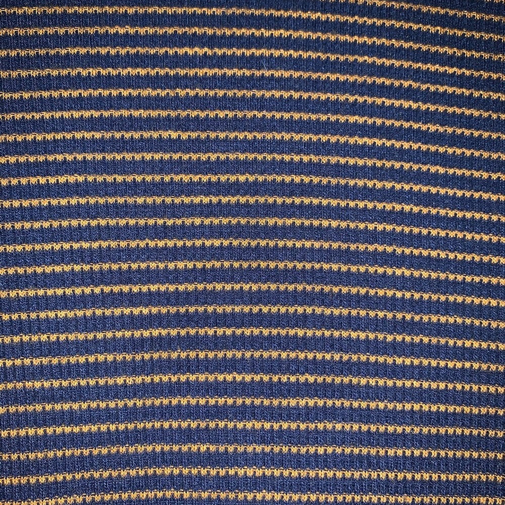 Navy & Gold Stripe Dress